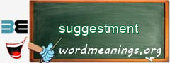 WordMeaning blackboard for suggestment